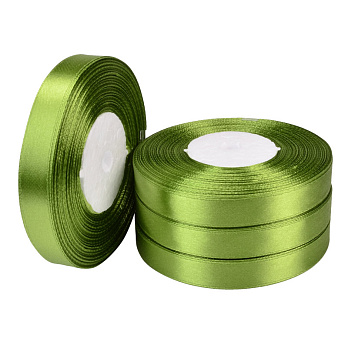 Атласная лента, 10 мм, Оливковая (LEN-052766)