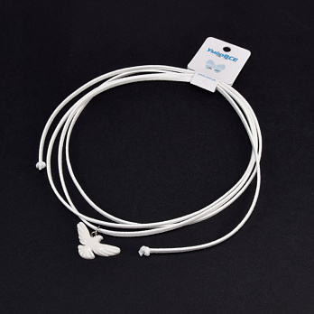 Подвеска Горлица на шнурке, 30х16 мм (BUS-059011)