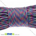 Шнур паракорд семіжільний меланж 4 мм, Різнобарвний (LEN-024934)
