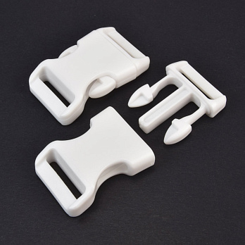 Фастекс пластиковый, 20 мм, Белый (ZAM-061885)