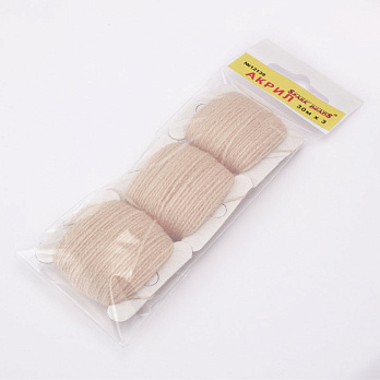 Акрилові нитки, №12139, Кремові (MUL-058855)