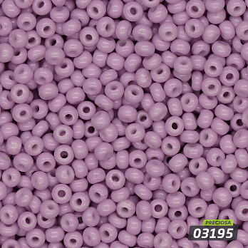 Бісер чеський №236/03195, Рожевий блідий, Натуральний, 10/0 (BIS-003771)
