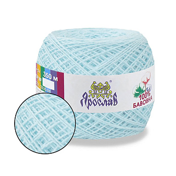 Пряжа Ярослав Бавовна 14/2, 50 г, 350 м, Блакитна 134 (YAR-058972)