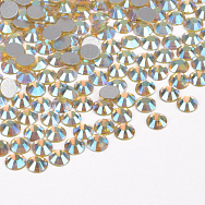 Стразы плоские SS16 (3,8 мм), Бежевые AB (STR-061344)