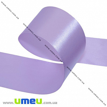 Атласна стрічка, 50 мм, Бузкова (LEN-027599)