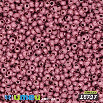Бісер чеський №822/16797, Малиновий темний, Перламутровий, 10/0 (BIS-043940)