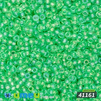 Бісер чеський №783/41161, Зелений райдужний, 10/0 (BIS-043890)