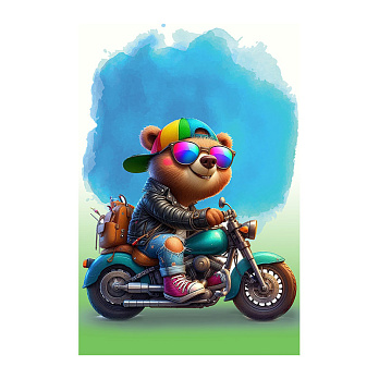 Набор алмазной живописи на подрамнике 30х20 см, Байкер (SXM-061150)