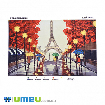 Схема для выш. бісером Юма, Час романтики, 26х19 см (UPK-048358)