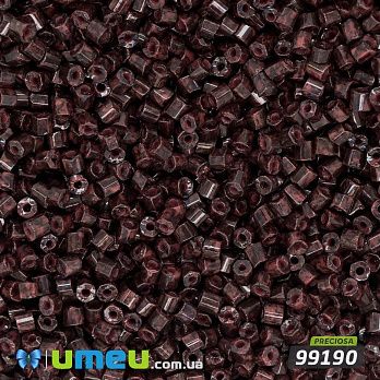 Бісер чеський Рубка 11/0, №99190, Бордовий т. глазурований (BIS-044060)