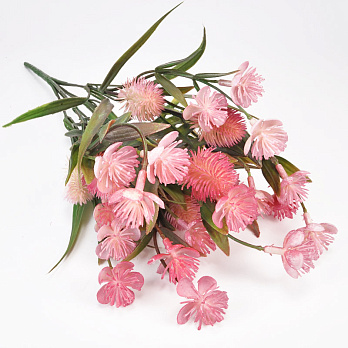 Букет декоративний, 35 см, Рожевий (DIF-054048)