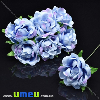 [Архів] Магнолія тканинна, 35 мм, Блакитна (DIF-019815)