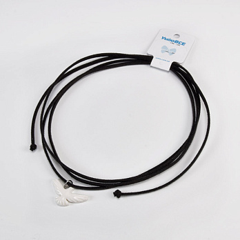 Подвеска Горлица на шнурке, 30х16 мм (BUS-059010)