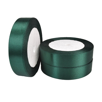 Атласная лента, 20 мм, Изумрудная (LEN-060341)
