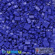 Бісер японський Miyuki HALF TILA №414, 5х2,3 мм, Синій, 5 г (BIS-046070)