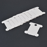 Бобіни пластикові для намотування муліне, 4х3,7 см, Білі (INS-015603)