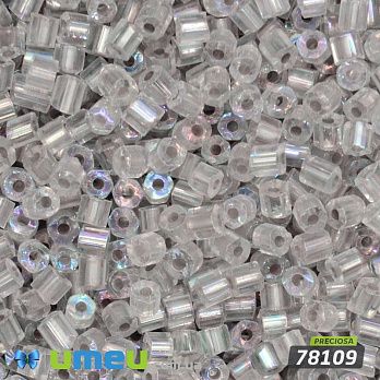 Бісер чеський Рубка 10/0, №78109, Прозорий АВ (BIS-043999)