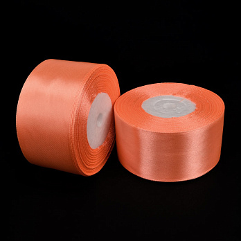 Атласна стрічка, 40 мм, Помаранчева (LEN-053412)