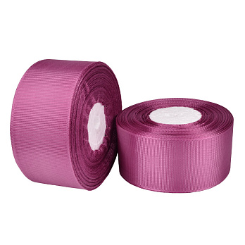 Репсовая лента, 40 мм, Розово-сиреневая (LEN-054874)