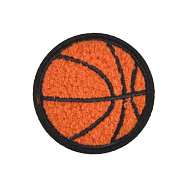 Термоаплікація М'яч баскетбольний, 5,5 см, Помаранчева (APL-060091)