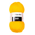 Пряжа YarnArt Baby 50 г, 150 м, Жовта 32 (YAR-034911)