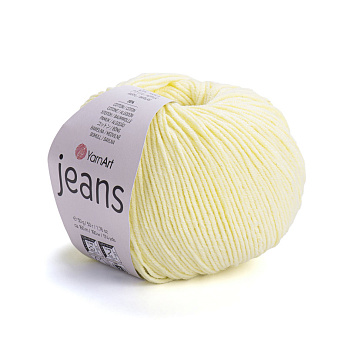 Пряжа YarnArt Jeans 50 г, 160 м, Желтая 67 (YAR-025299)