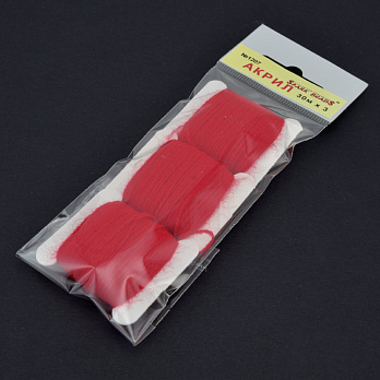 Акрилові нитки, №1207, Червоні (MUL-058768)