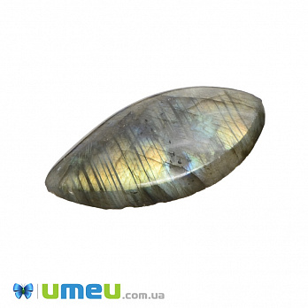 Кабошон нат. камень Лабрадор, 40х27 мм (KAB-020570)