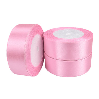 Атласная лента, 30 мм, Розовая (LEN-061087)