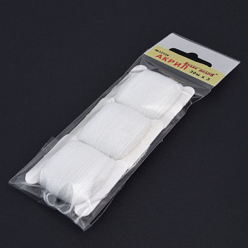 Акриловые нитки, №12124, Белые (MUL-058846)