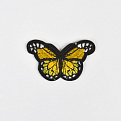 Термоаппликация Бабочка, 5,5х3,5 см, Желтая (APL-060106)