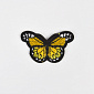 Термоаплікація Метелик, 5,5х3,5 см, Жовта (APL-060106)