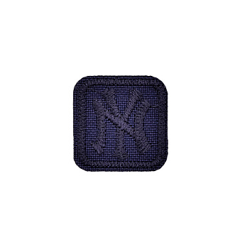 Термоаплікація NY, 2.3х2 см, Синя темна (APL-053398)