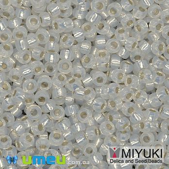 Бісер японський Miyuki круглий RR 11/0 №551, Прозорий (BIS-045645)