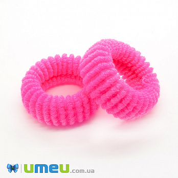 Резинка для волосся, 55 мм, Рожева яскрава (OSN-041473)
