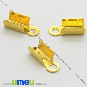 Затискачі, 10х3 мм, Золото (ZAG-004653)