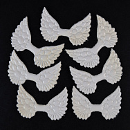 Аплікація Крила, 2 сорт, 5х3 см, Біла (APL-029974)