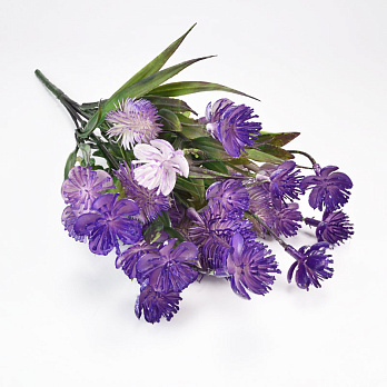 Букет декоративний, 35 см, Бузковий (DIF-054044)