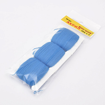 Акриловые нитки, №1261, Голубые (MUL-058802)