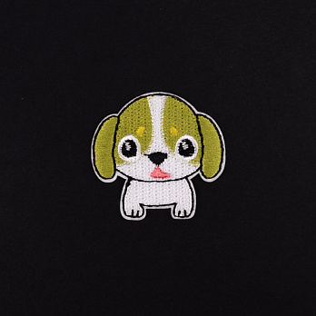 Аплікація на клейовій основі Собачка, 4х3,5 см (APL-055109)