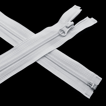Молния спиральная разъемная 50 см, Тип 5, Белая (ZIP-060467)