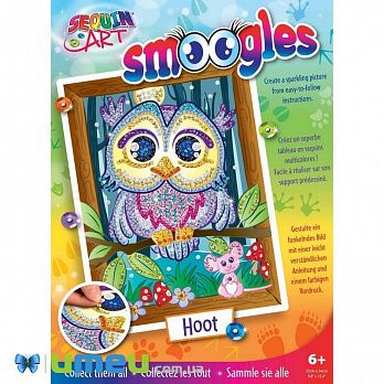 Набор для творчества Sequin Art SMOOGLES Сова (DIF-043427)