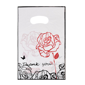 Подарунковий пакетик, 30х20 см, Білий (UPK-003035)