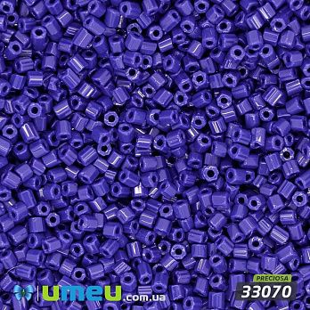Бісер чеський Рубка 11/0, №33070, Синій темний натуральний (BIS-044065)