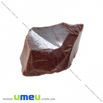 Авантюрин Золотой песок необработанный, 50х31х20 мм (POD-027043)