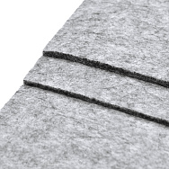 Фетр 3 мм, 20х30 см, Сірий меланж (FLT-019394)