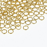 Колечка подвійні з нерж. сталі, 5 мм, 0,5 мм, Покриття 18 kt (STL-060574)