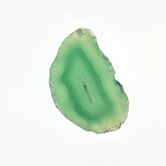 Срез Агата, Зеленый, 67х41 мм (POD-009301)