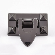 Замок для сумки поворотний, 40х39 мм, Чорний (BAG-062355)