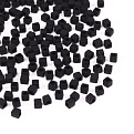 Бисер японский Miyuki Cubes SB18-401F, 1,8 мм, Черный матовый (BIS-055959)